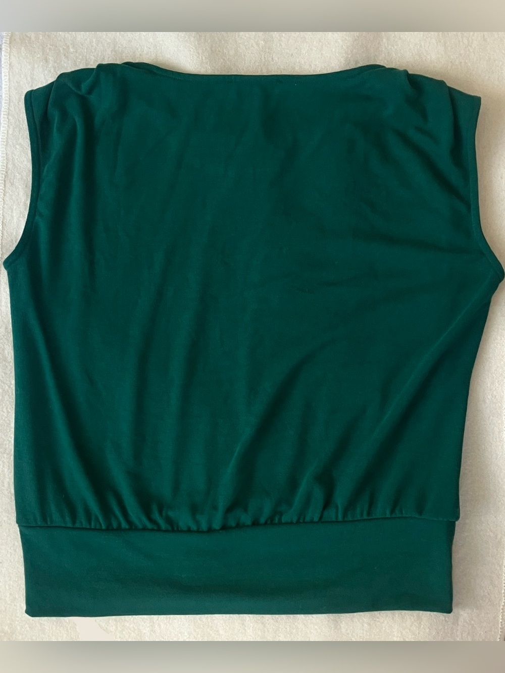 NWT Cleo Petite Emerald Green Lightweight Blouson Knit Top M - Sold Out - Picture 10 of 16